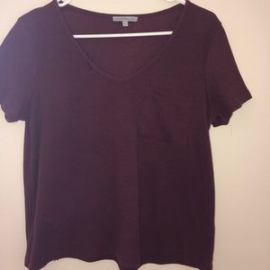 Maroon shirt